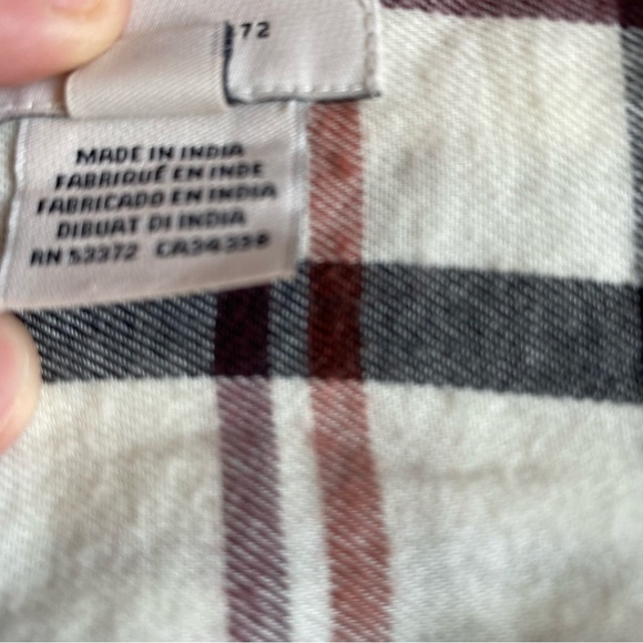 French Connection Panita Organic Cotton Flannel pop over top - Picture 6 of 8